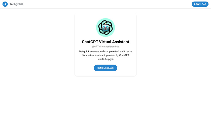 GPT Virtual Assistant Landing Page