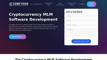 Cryptocurrency MLM Software Development image