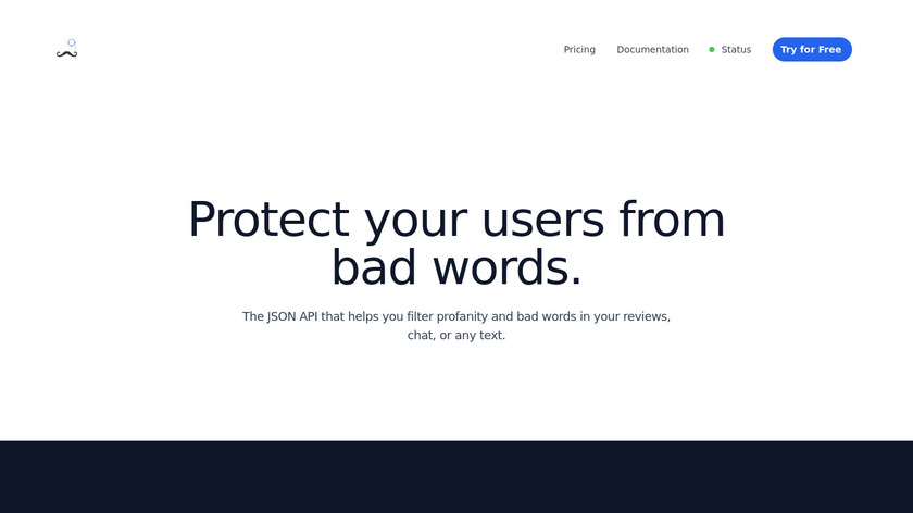 Profanity Buster Landing Page