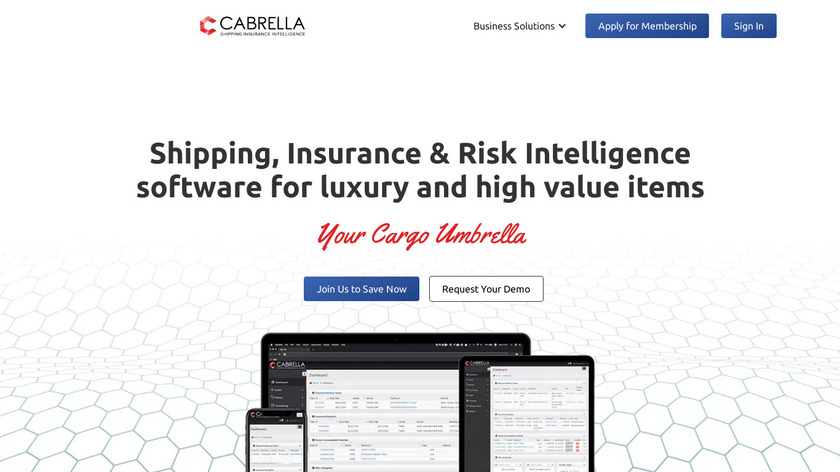 Cabrella Shipping Insurance Landing Page