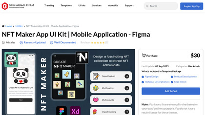 NFT Maker App UI Kit image