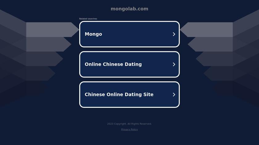 MongoLab Landing Page