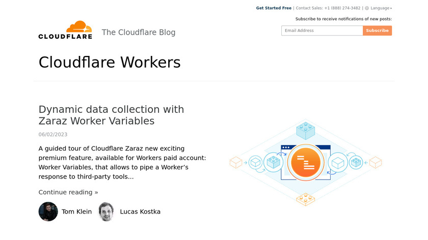 Cloudflare Workers Landing Page