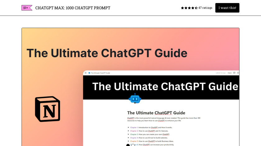1000+ ChatGPT Prompts For All Landing Page