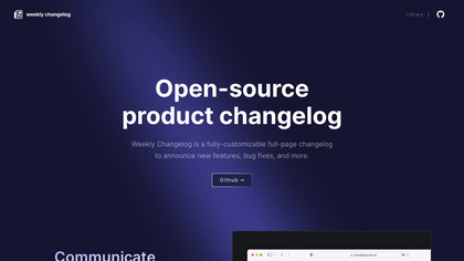 Weekly Changelog OSS image