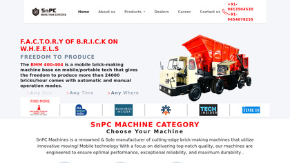 Mobile Brick Making Machine image