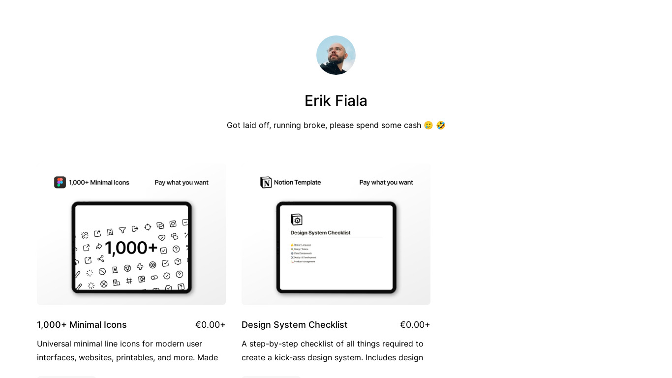 Design System Checklist Landing page