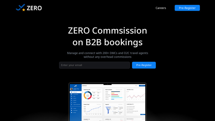 ZERO by flyzy Landing Page
