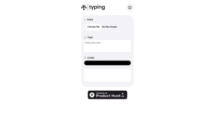 typing. image