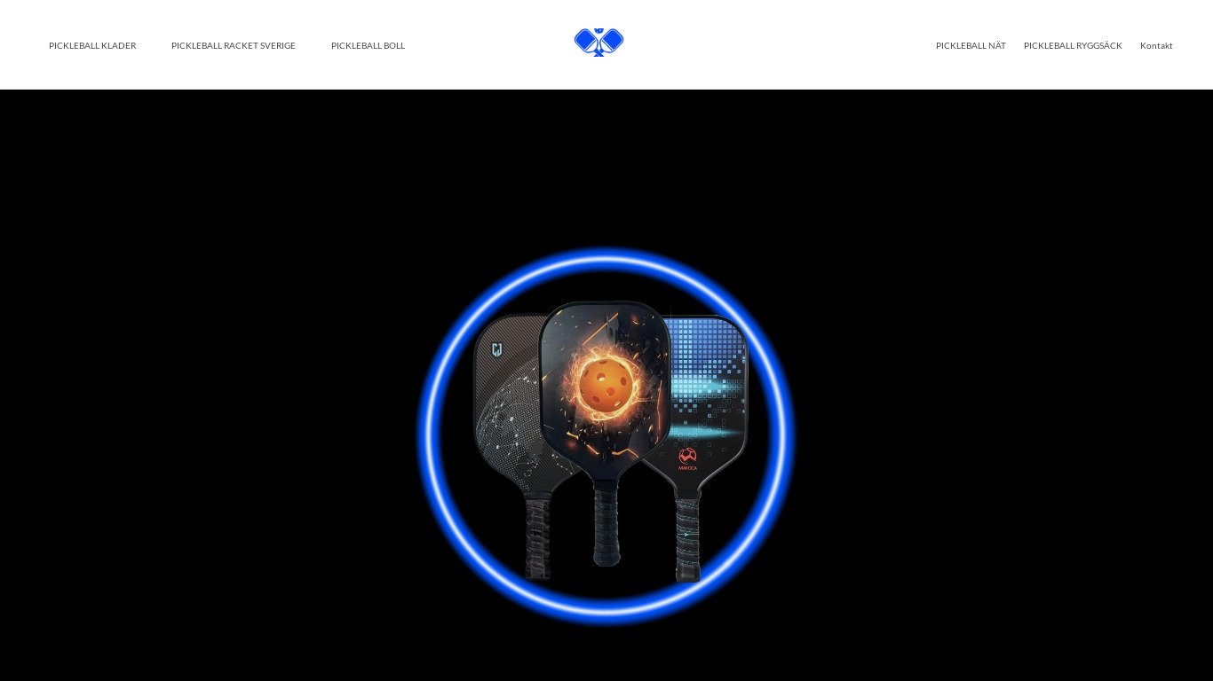 Racket Pickleball Landing page