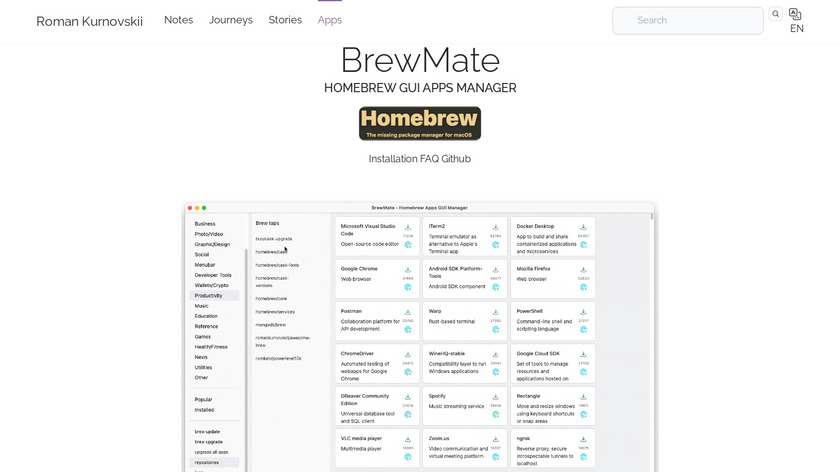 BrewMate Landing Page