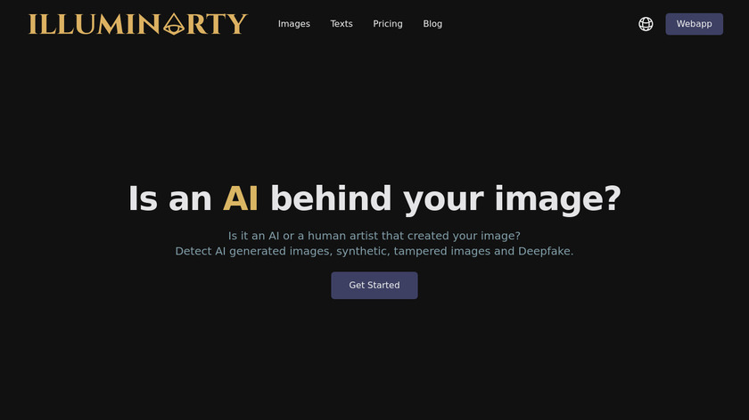 Illuminarty AI Landing Page