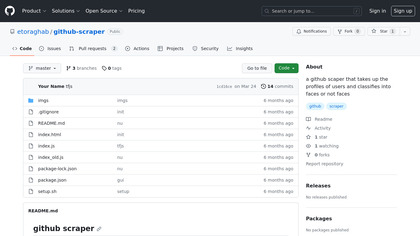 github-scraper image