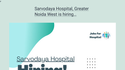 jobsforhospital.com image