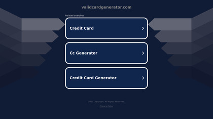 Valid Card Generator image