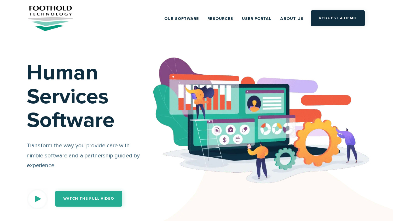 Foothold Landing page