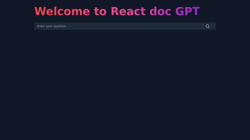 reac doc gpt Landing Page