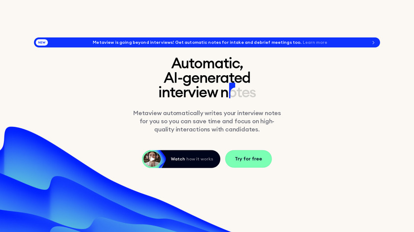Metaview Landing Page