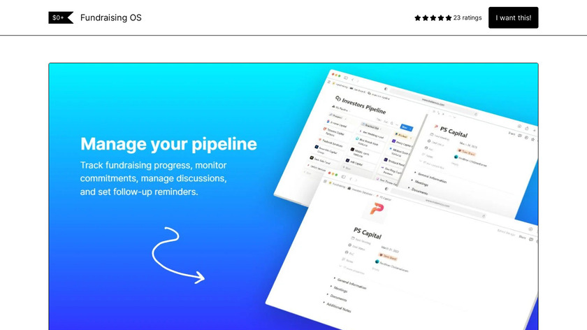 Fundraising OS Landing Page