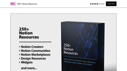 250+ Notion Resources image