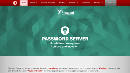 Pleasant Password Server image