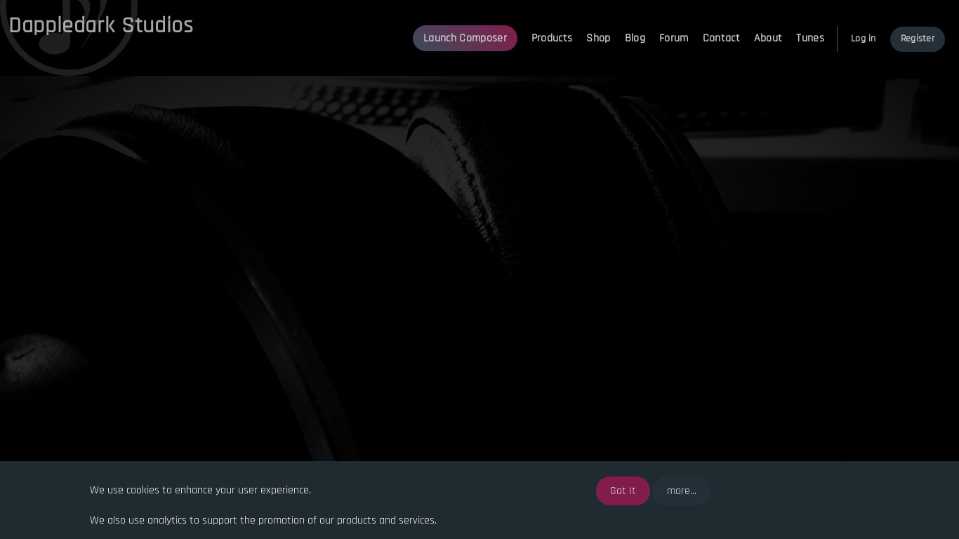 Lockdown Composer Landing page