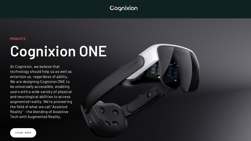 Cognixion Landing Page