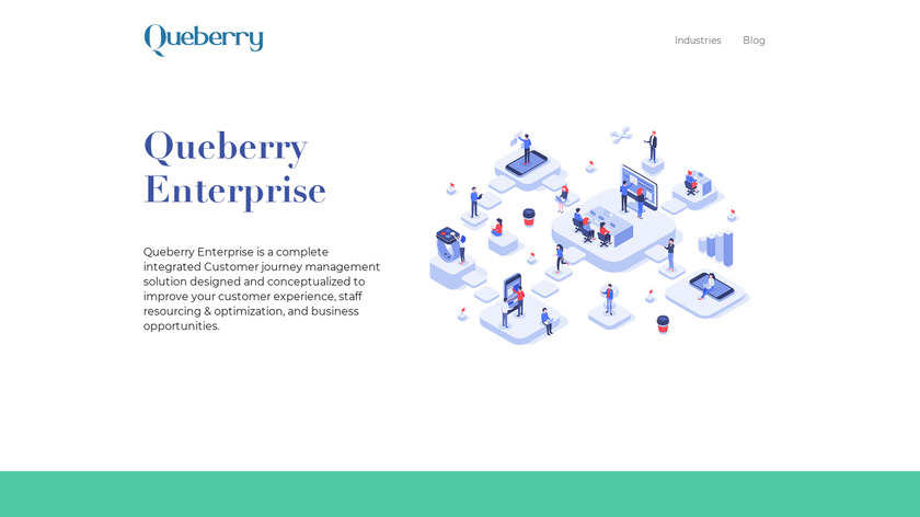 Queberry Enterprise Landing Page