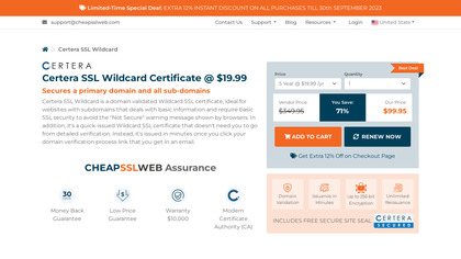 Certera SSL Wildcard image