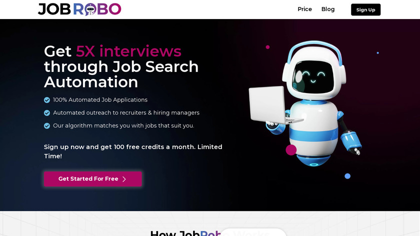 JobRobo.io Landing Page