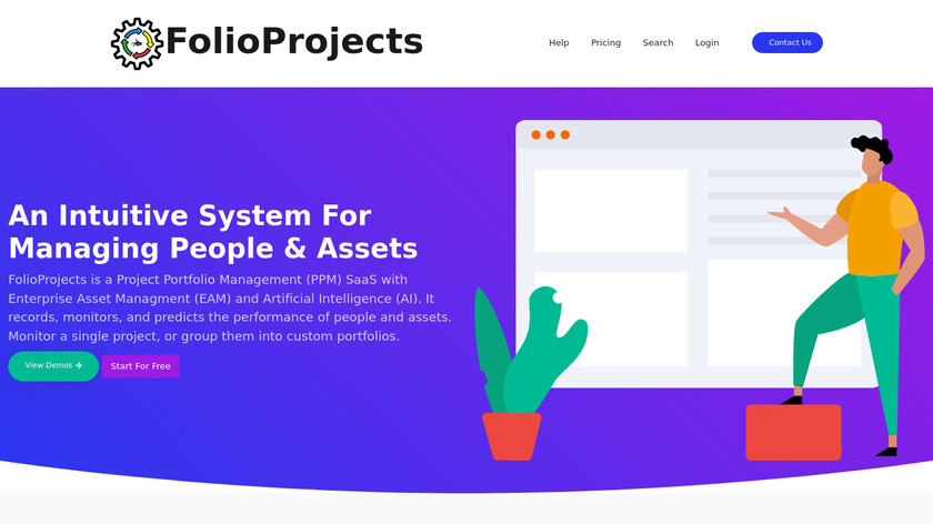 FolioProjects Landing Page