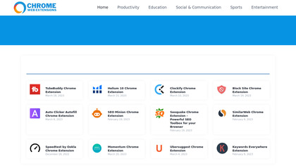 Chrome Web Extensions image