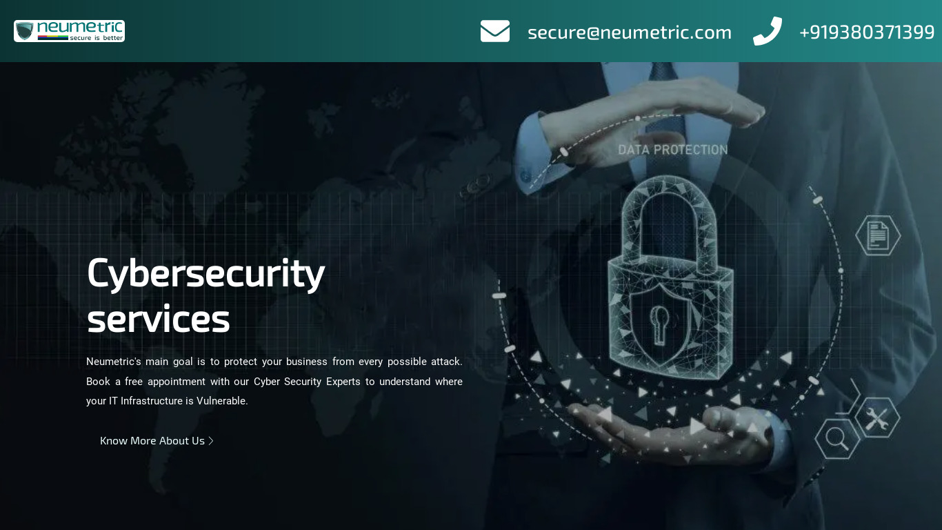 Neumetric Landing page