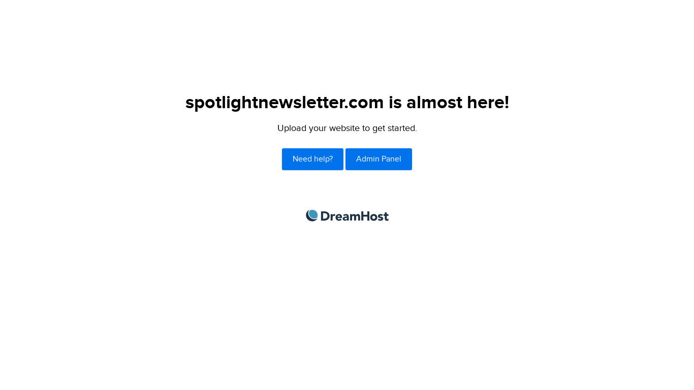 Spotlight Newsletter Landing page