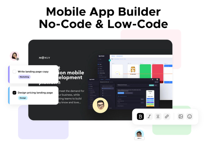 MoxLy Landing Page