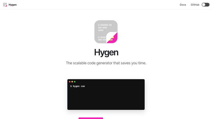 Hygen Landing Page