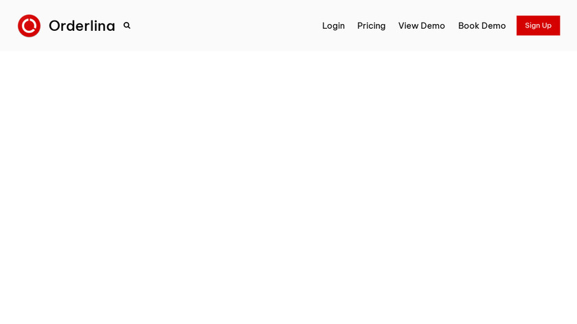 Orderlina Landing Page