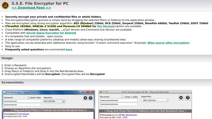 S.S.E. File Encryptor image