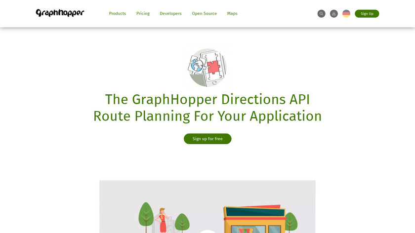 Graphhopper Landing Page
