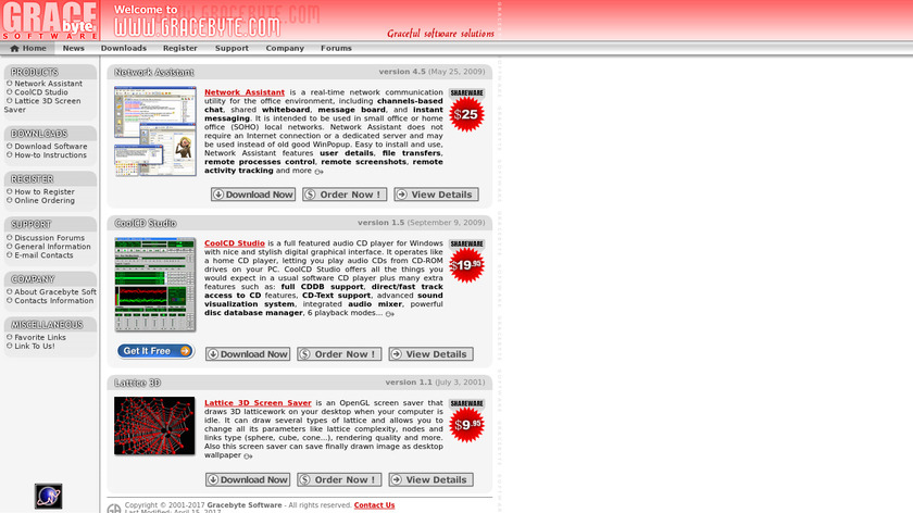 Network Assistant Landing Page