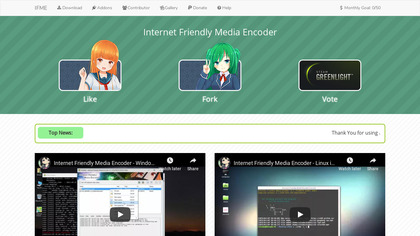 Internet Friendly Media Encoder image