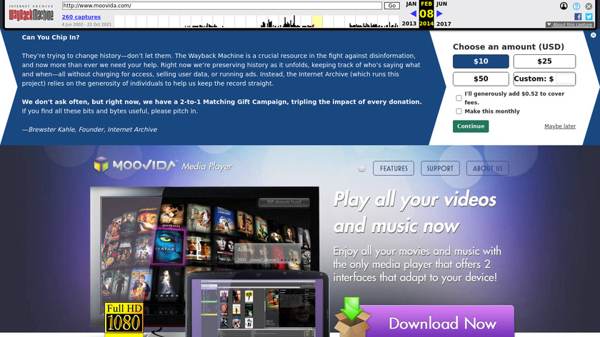 Moovida Landing Page