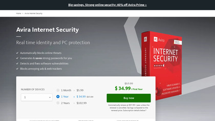 Avira Internet Security image