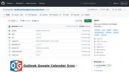 Outlook Google Calendar Sync image