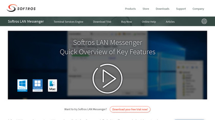 Softros LAN messenger image