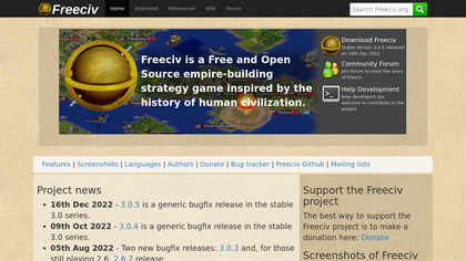 FreeCiv screenshot