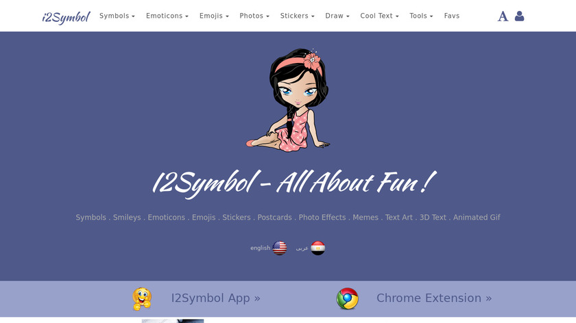 i2Symbol Landing Page