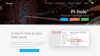 Pi-hole screenshot