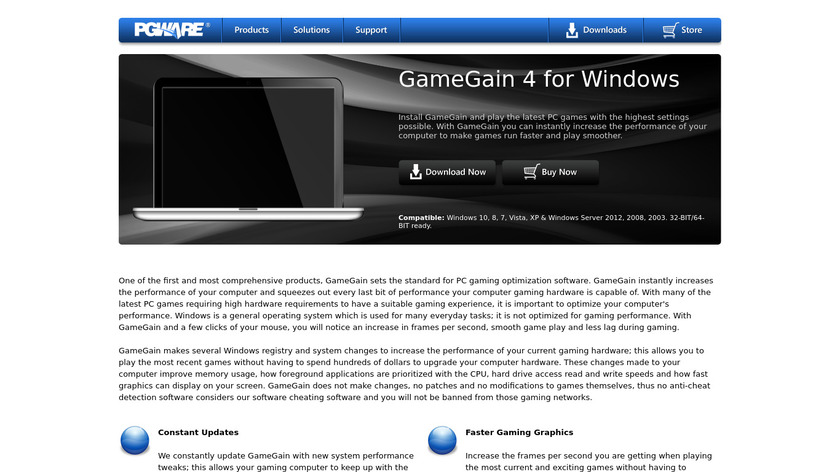 GameGain Landing Page