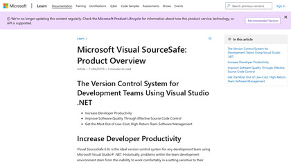 Microsoft Visual SourceSafe image